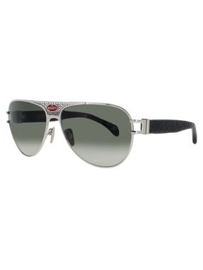 NEW BUGATTI 11 SS BLACK/STERLING SILVER Sunglasses Authentic